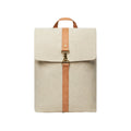 Beige - Front - Vinga Bosler Recycled Canvas 17L Backpack