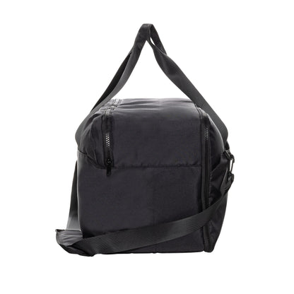 Black - Lifestyle - Swiss Peak RPET Aware Weekend Bag
