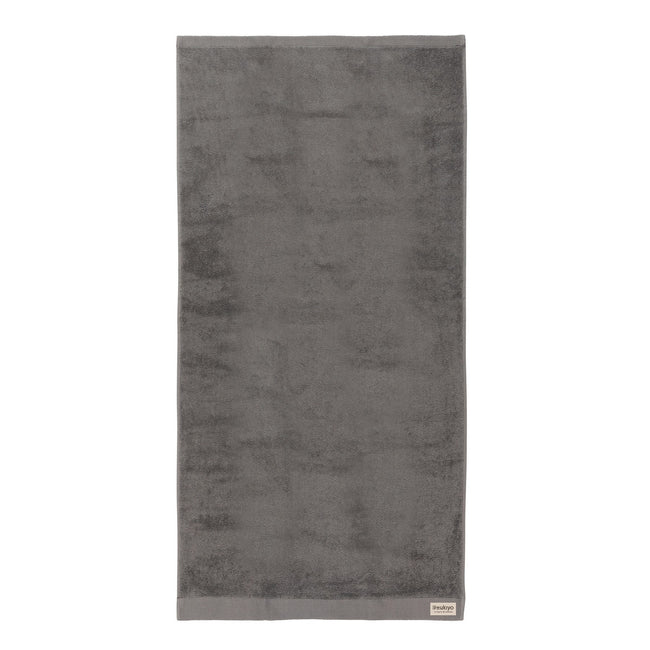 Anthracite - Front - Ukiyo Sakura Aware Bath Towel