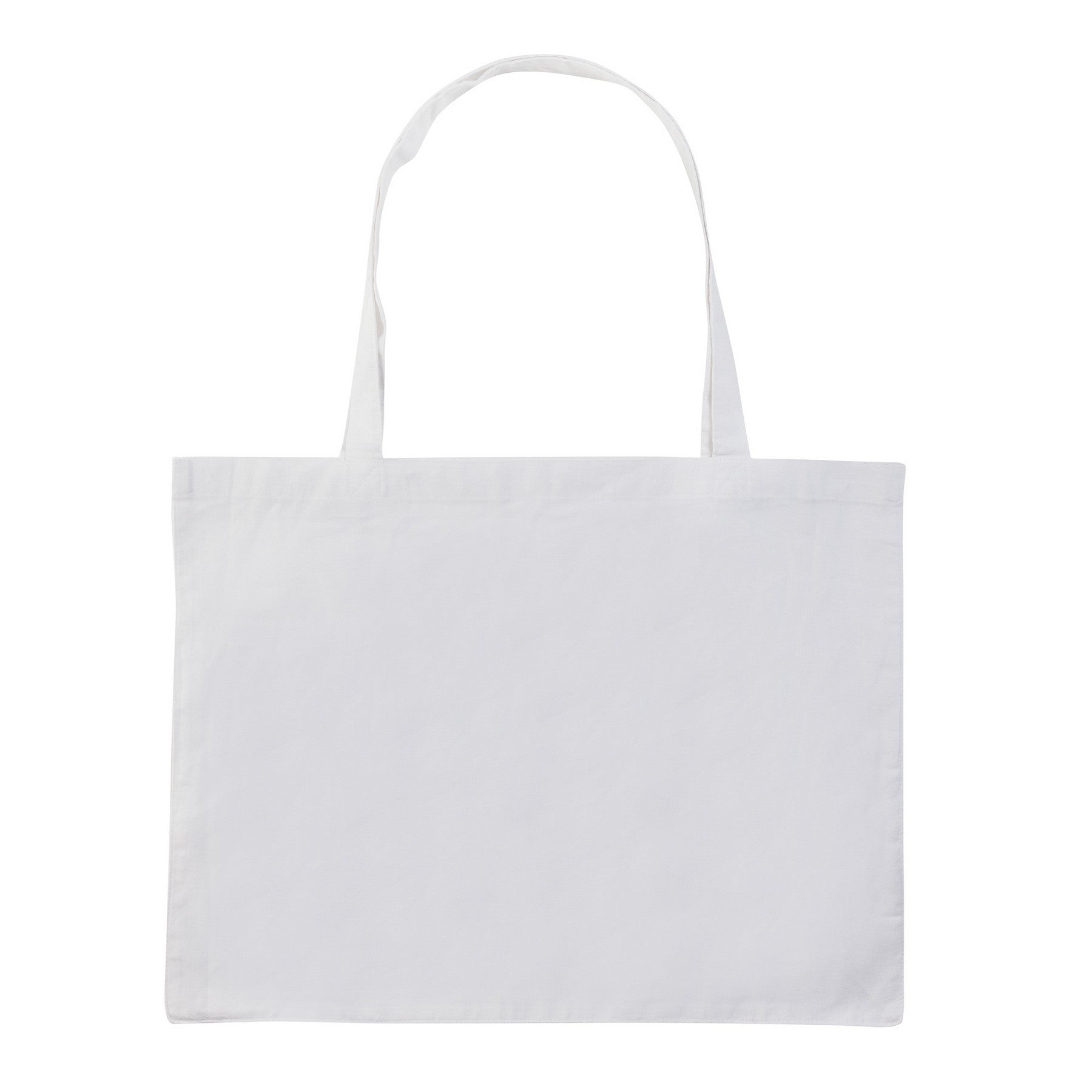 White - Front - XD Collection Impact Recycled Cotton Tote Bag