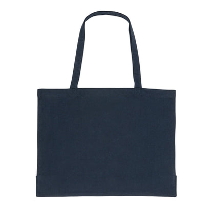 Navy - Front - XD Collection Impact Recycled Cotton Tote Bag