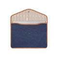 Navy - Side - Vinga Bosler Recycled Canvas Laptop Sleeve