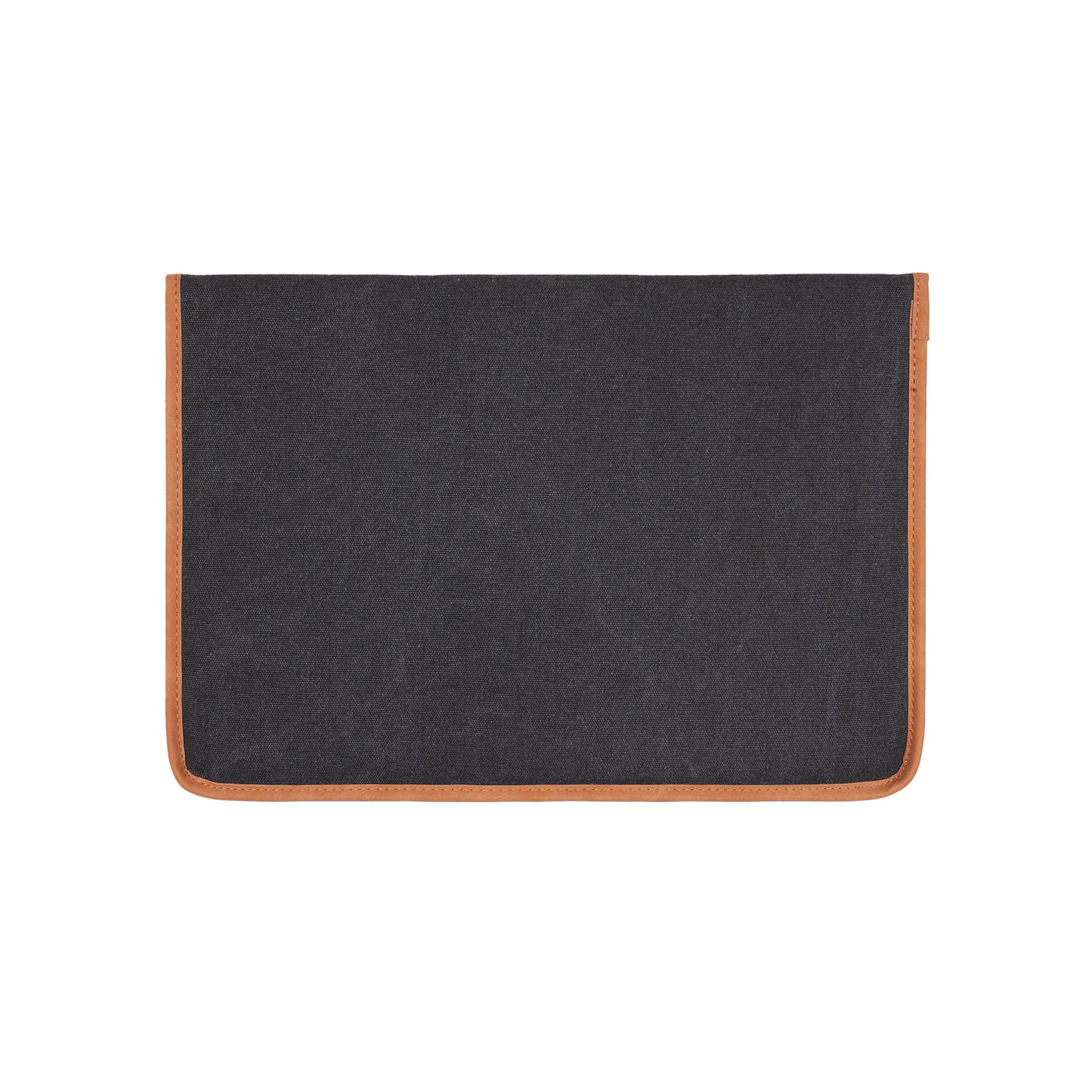 Black - Back - Vinga Bosler Recycled Canvas Laptop Sleeve