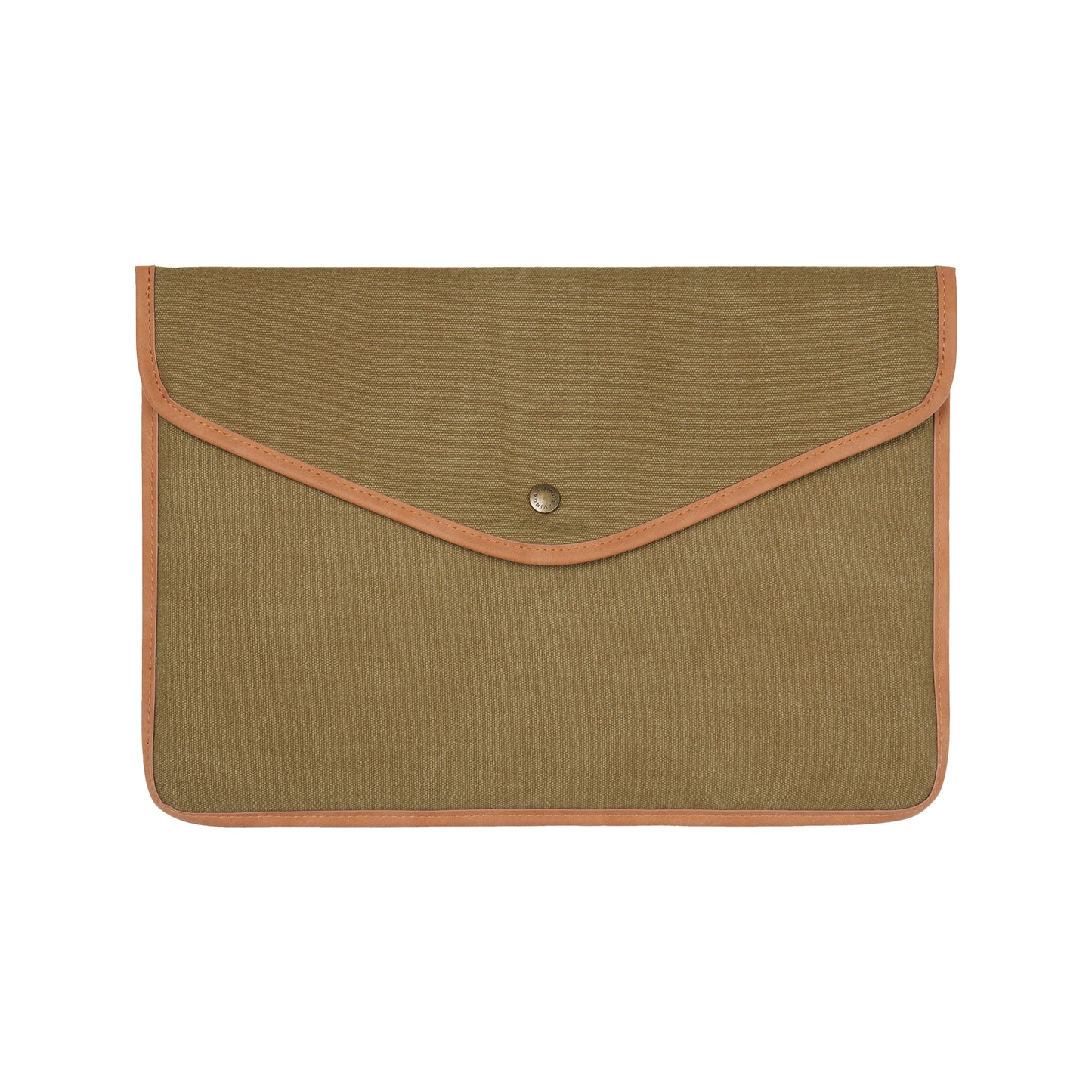 Green - Front - Vinga Bosler Recycled Canvas Laptop Sleeve