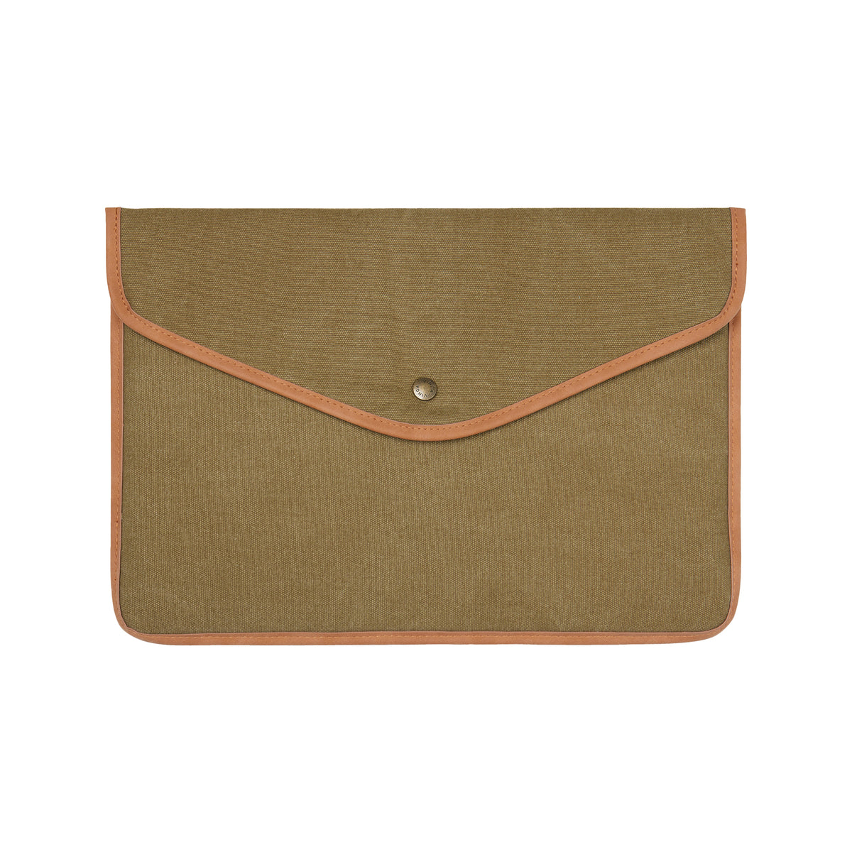 Green - Front - Vinga Bosler Recycled Canvas Laptop Sleeve