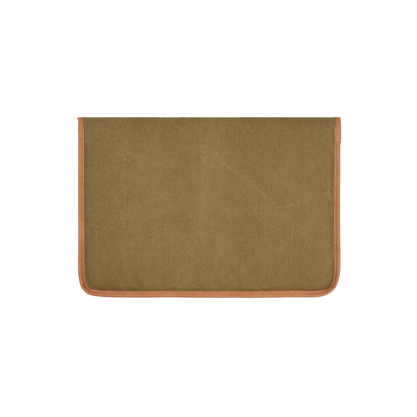Green - Back - Vinga Bosler Recycled Canvas Laptop Sleeve