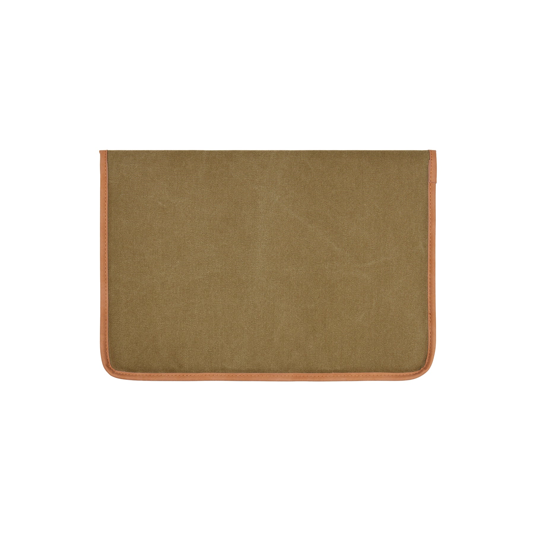 Green - Back - Vinga Bosler Recycled Canvas Laptop Sleeve