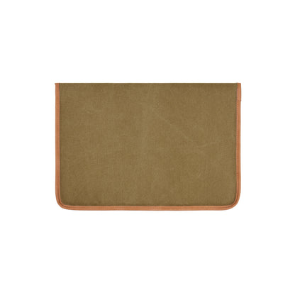Green - Back - Vinga Bosler Recycled Canvas Laptop Sleeve