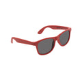 Red - Side - XD Collection Unisex Adult Recycled PP Plastic Sunglasses