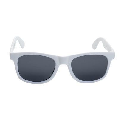White - Front - XD Collection Unisex Adult Recycled PP Plastic Sunglasses