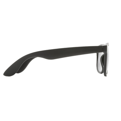 Black - Back - XD Collection Unisex Adult Recycled PP Plastic Sunglasses