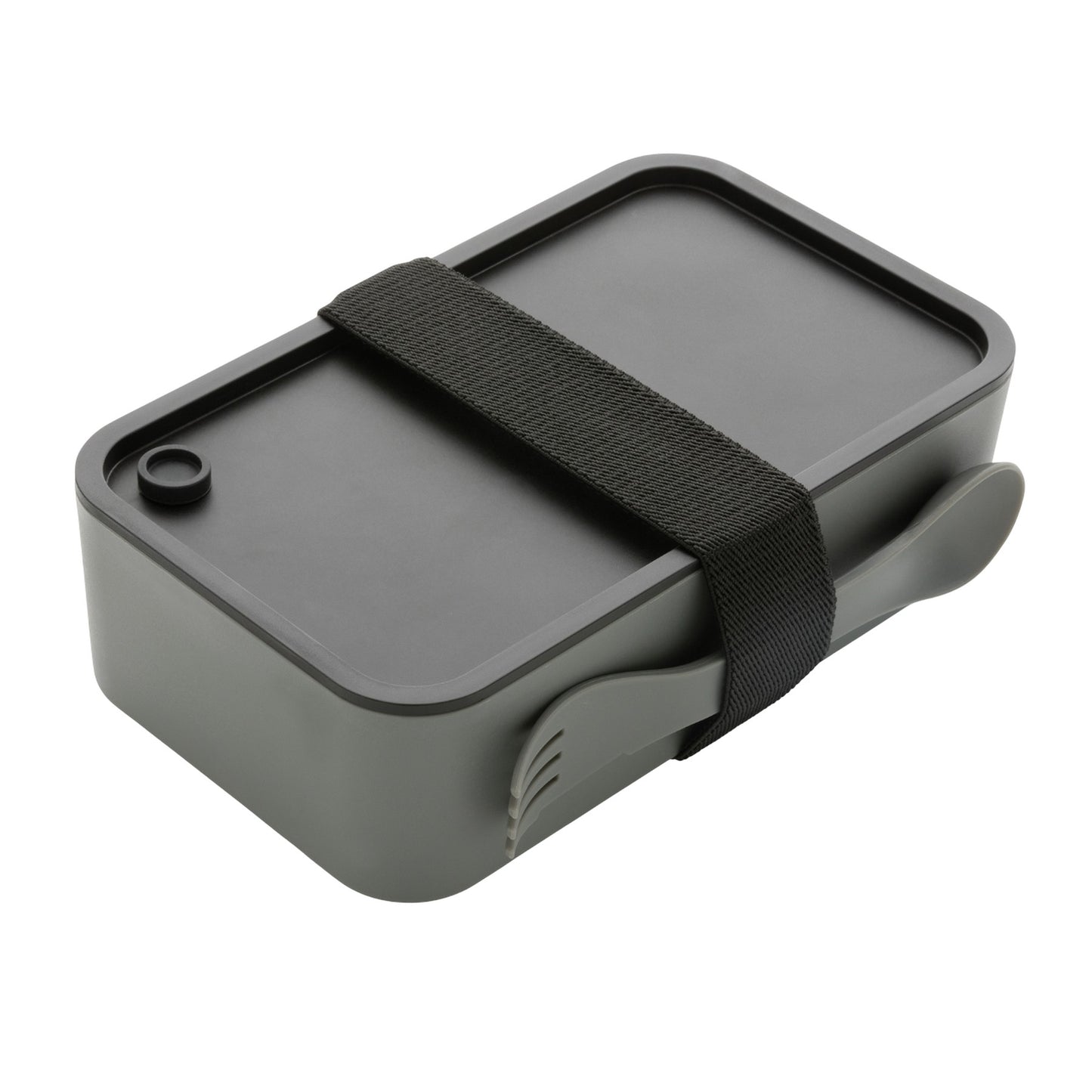 Grey - Front - XD Collection Recycled Polypropylene 1.2L Lunch Box