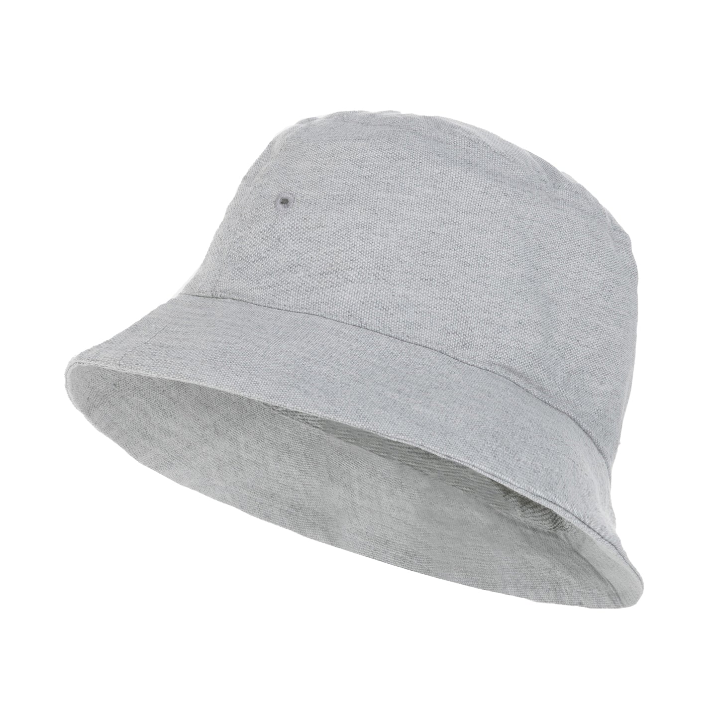Grey - Side - XD Collection Impact Recycled Canvas Aware Bucket Hat