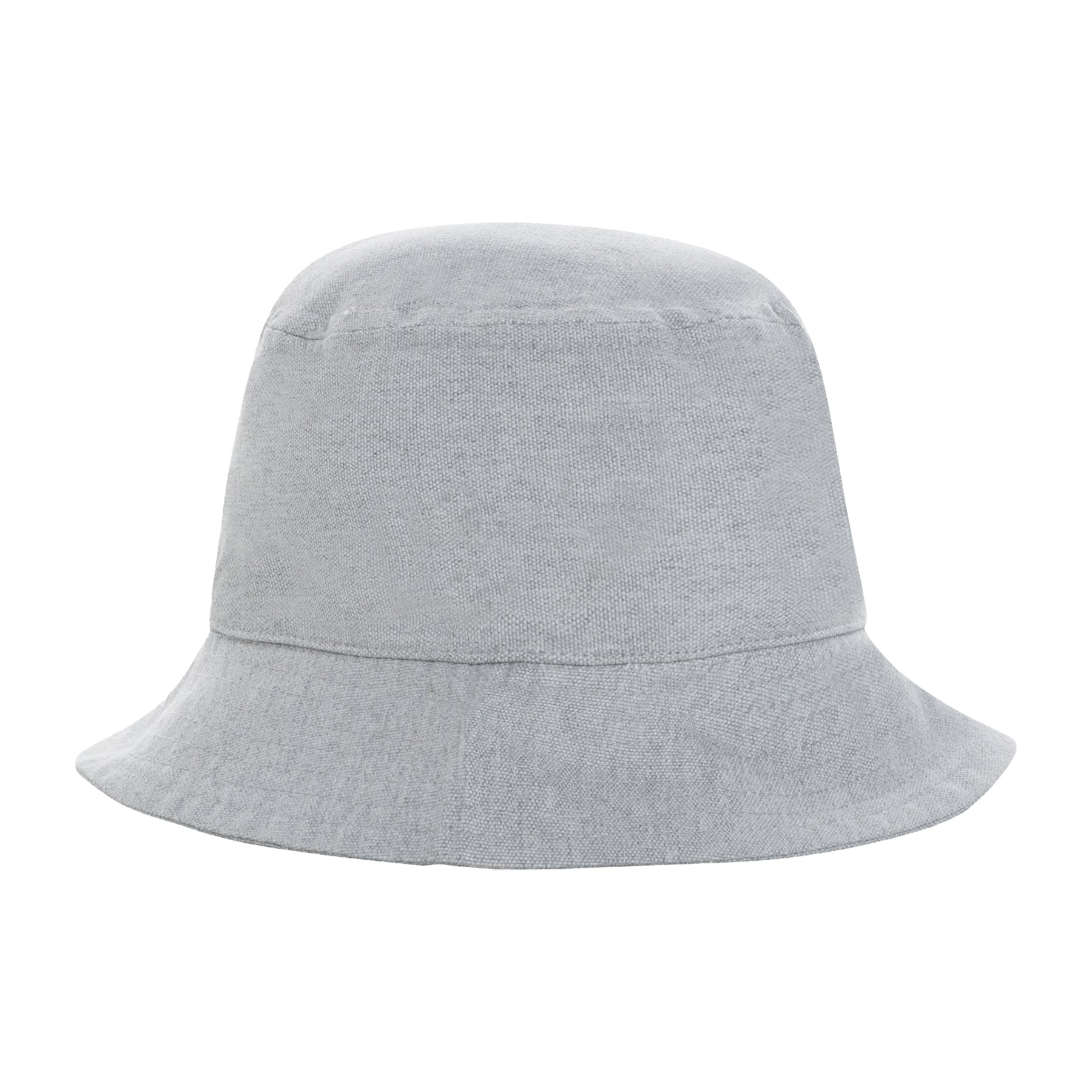 Grey - Back - XD Collection Impact Recycled Canvas Aware Bucket Hat