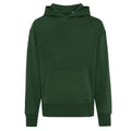 Forest Green - Front - Iqoniq Unisex Adult Yoho Recycled Cotton Relaxed Fit Hoodie