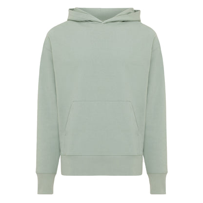 Green Iceberg - Front - Iqoniq Unisex Adult Yoho Recycled Cotton Relaxed Fit Hoodie