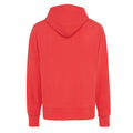 Luscious Red - Back - Iqoniq Unisex Adult Yoho Recycled Cotton Relaxed Fit Hoodie