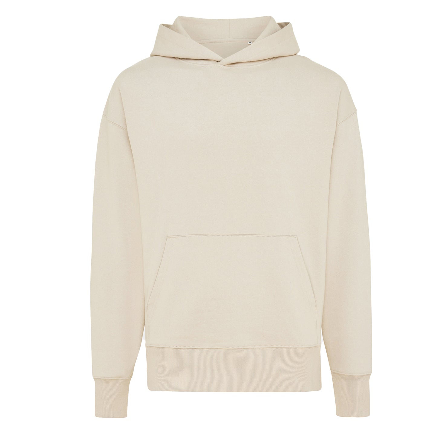 Natural Raw - Front - Iqoniq Unisex Adult Yoho Recycled Cotton Relaxed Fit Hoodie
