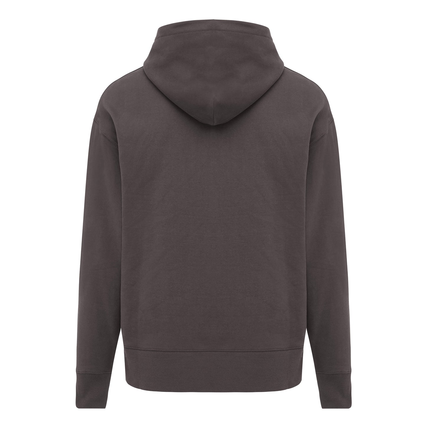 Anthracite - Back - Iqoniq Unisex Adult Yoho Recycled Cotton Relaxed Fit Hoodie
