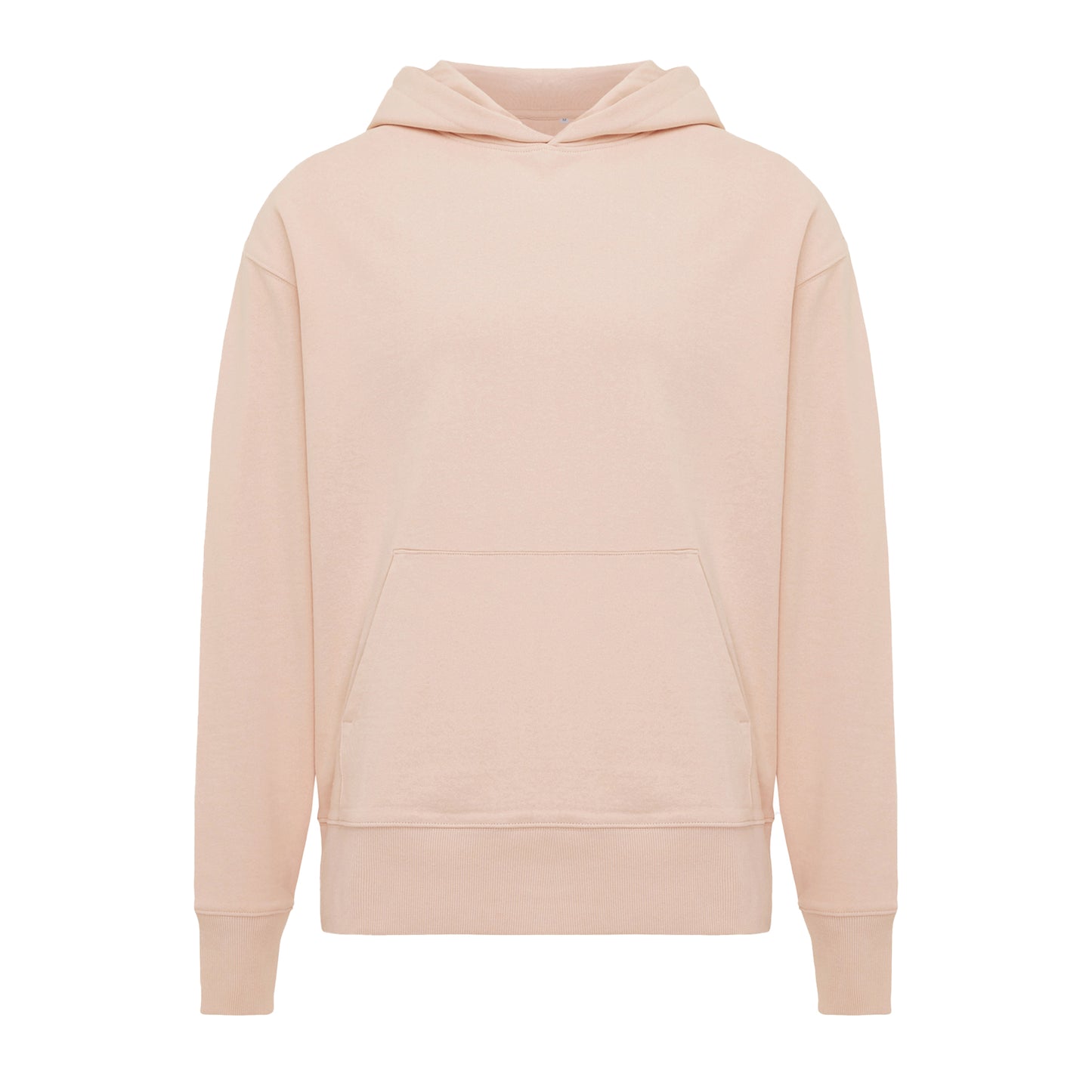 Peach Nectar - Front - Iqoniq Unisex Adult Yoho Recycled Cotton Relaxed Fit Hoodie
