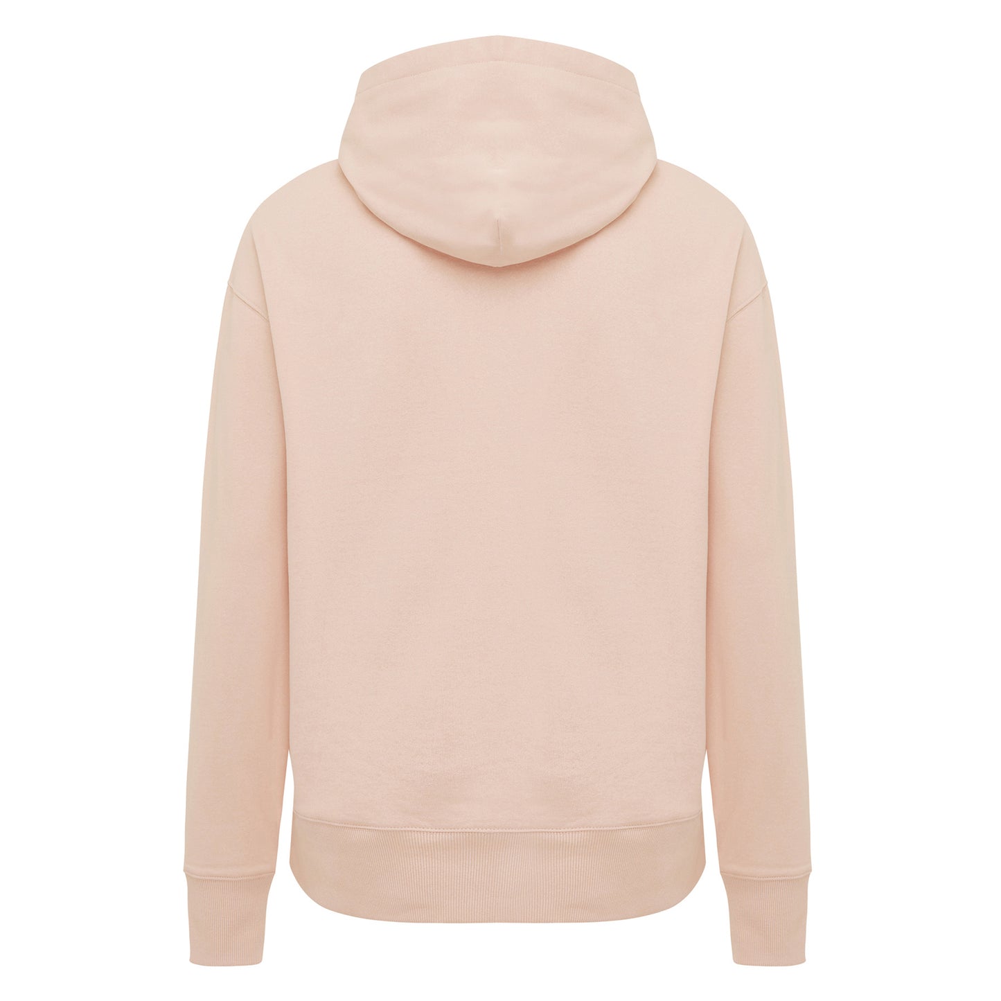 Peach Nectar - Back - Iqoniq Unisex Adult Yoho Recycled Cotton Relaxed Fit Hoodie