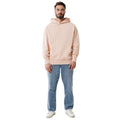 Peach Nectar - Side - Iqoniq Unisex Adult Yoho Recycled Cotton Relaxed Fit Hoodie