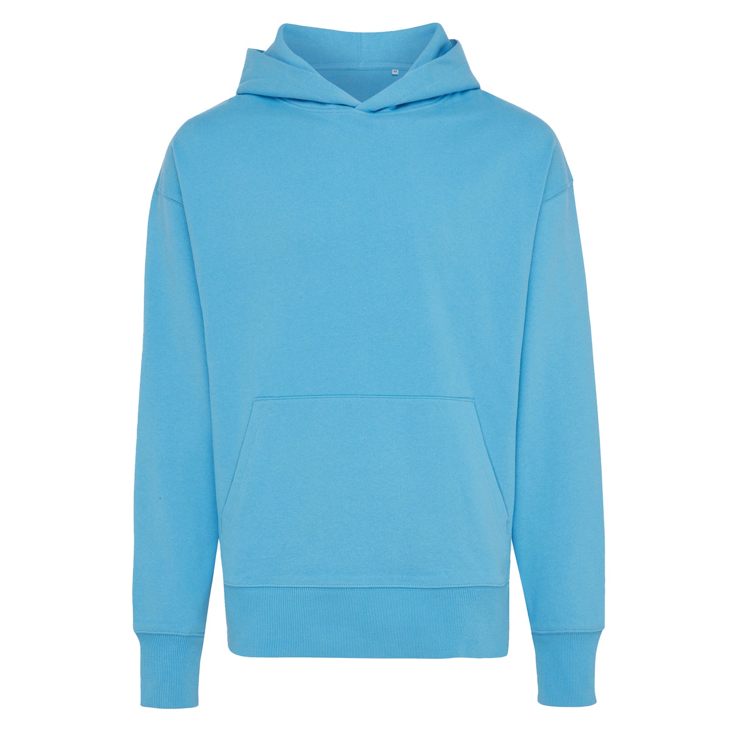 Tranquil Blue - Front - Iqoniq Unisex Adult Yoho Recycled Cotton Relaxed Fit Hoodie