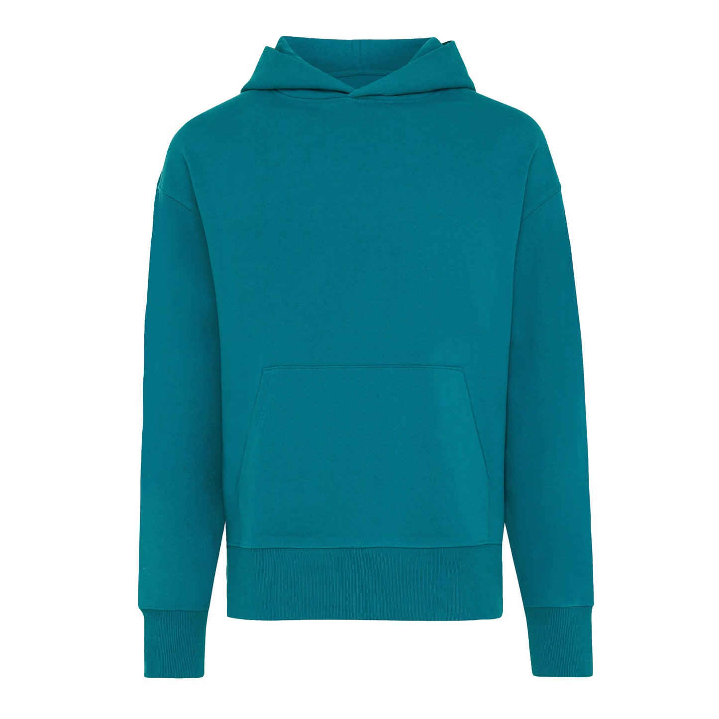 Verdigris - Front - Iqoniq Unisex Adult Yoho Recycled Cotton Relaxed Fit Hoodie