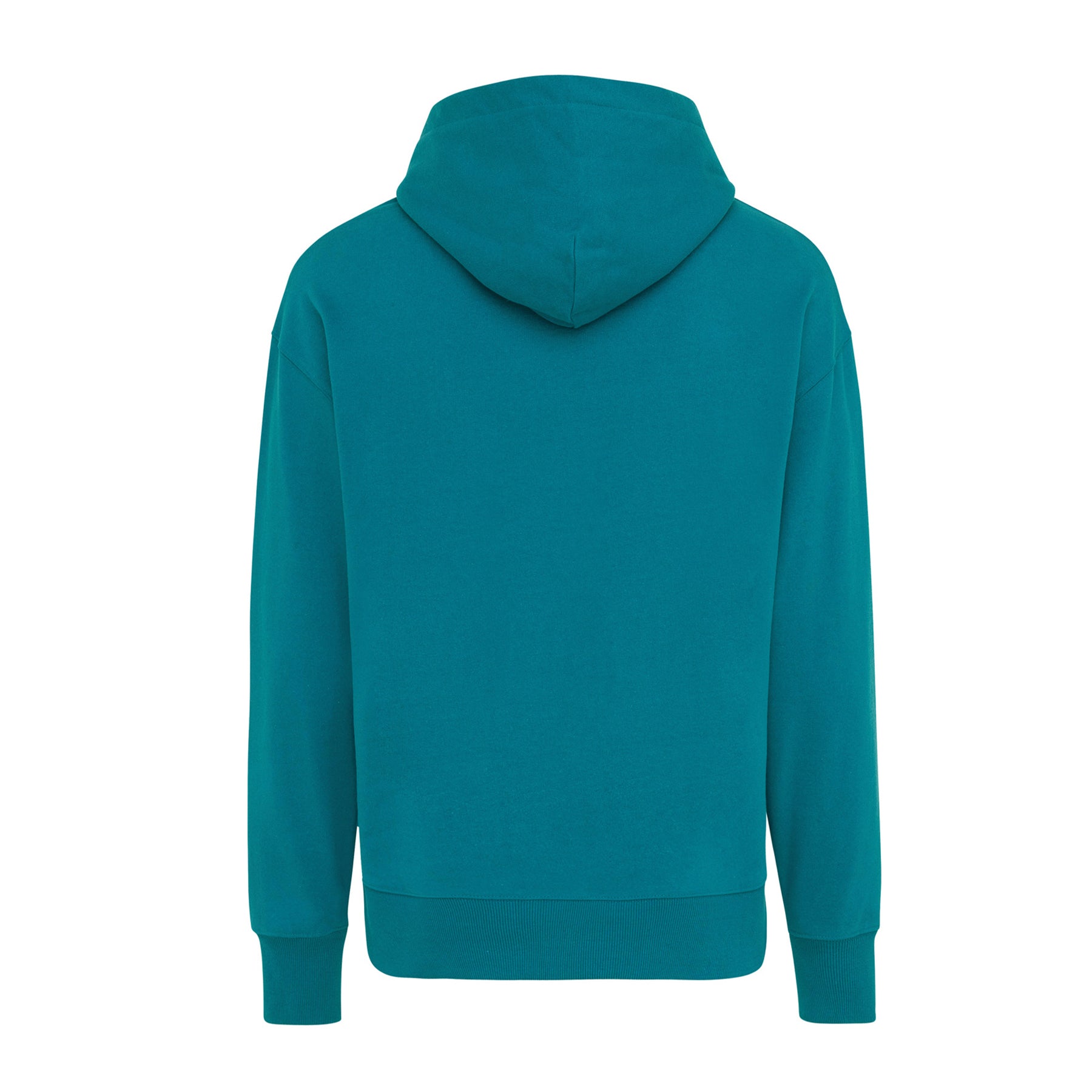Verdigris - Back - Iqoniq Unisex Adult Yoho Recycled Cotton Relaxed Fit Hoodie