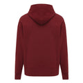 Burgundy - Back - Iqoniq Unisex Adult Yoho Recycled Cotton Relaxed Fit Hoodie