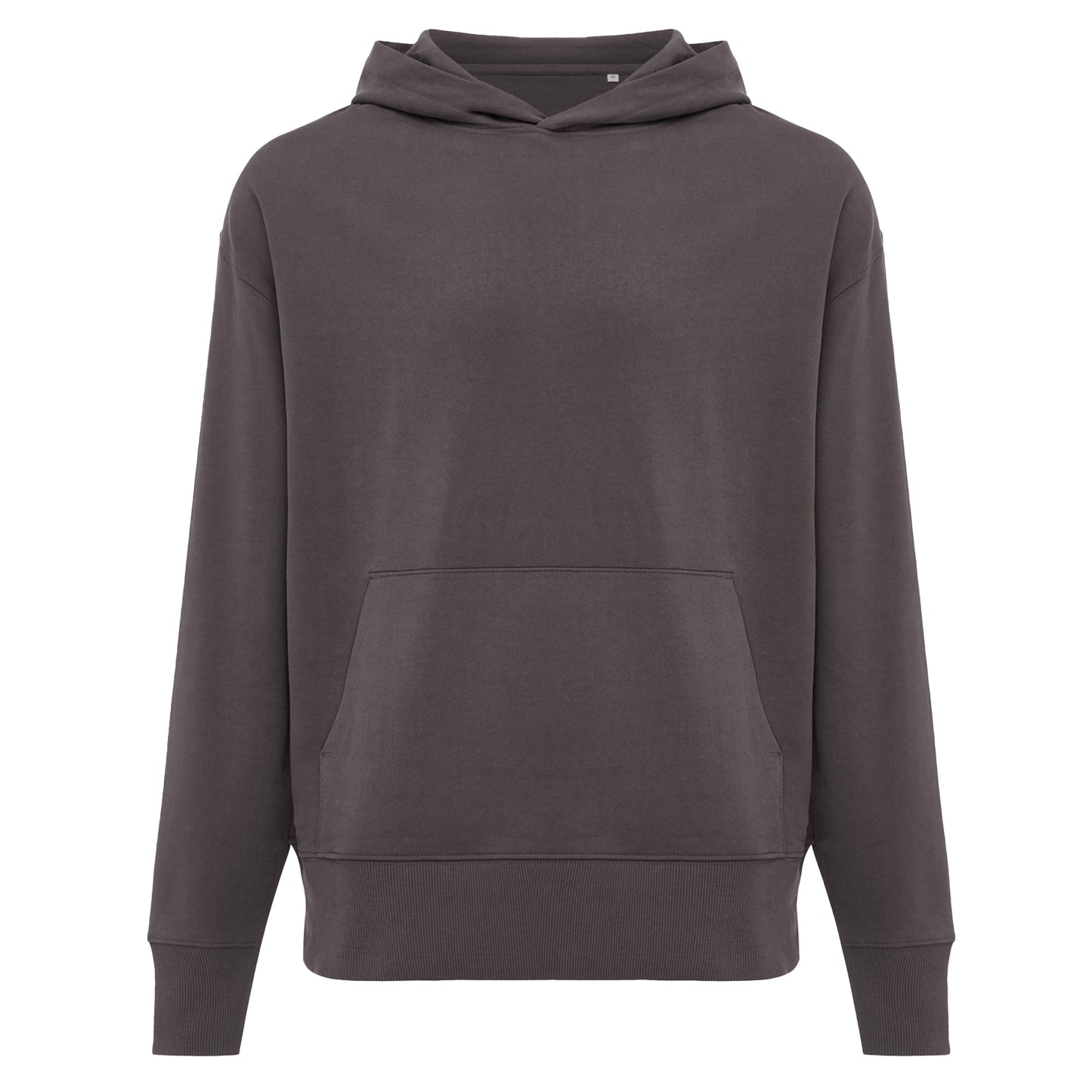 Anthracite - Front - Iqoniq Unisex Adult Yoho Recycled Cotton Relaxed Fit Hoodie