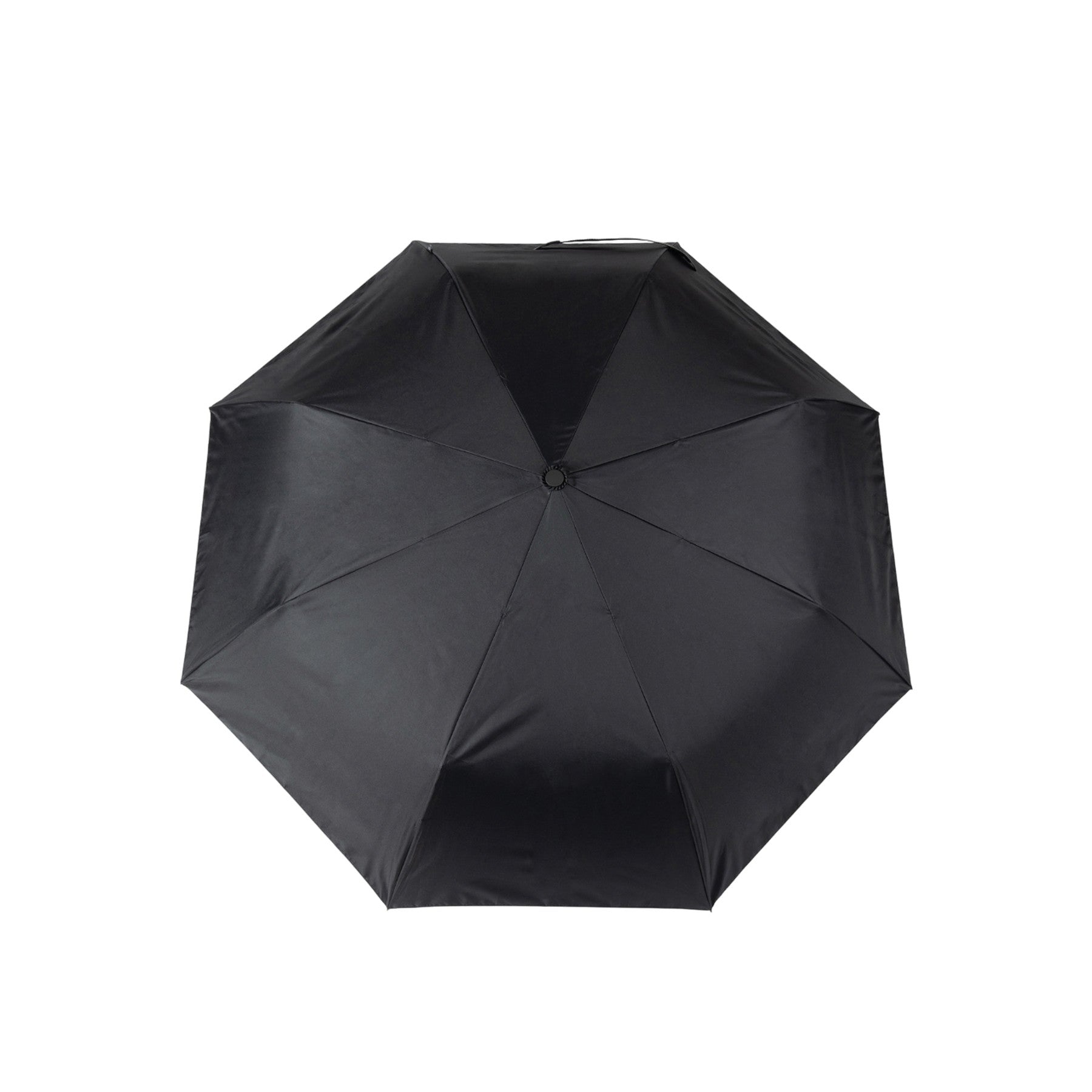 Black - Back - Vinga Baltimore RPET Aware Folding Umbrella