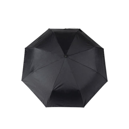 Black - Back - Vinga Baltimore RPET Aware Folding Umbrella
