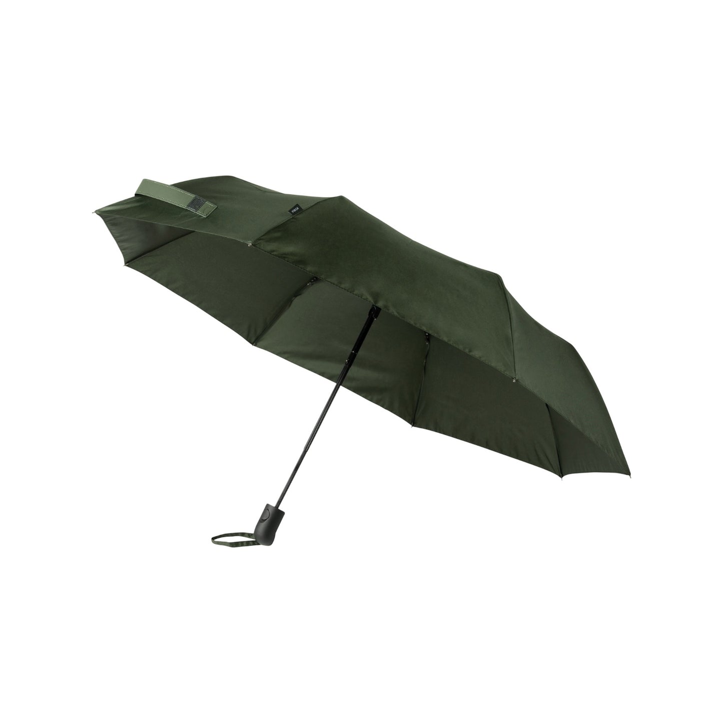 Green - Front - Vinga Baltimore RPET Aware Folding Umbrella
