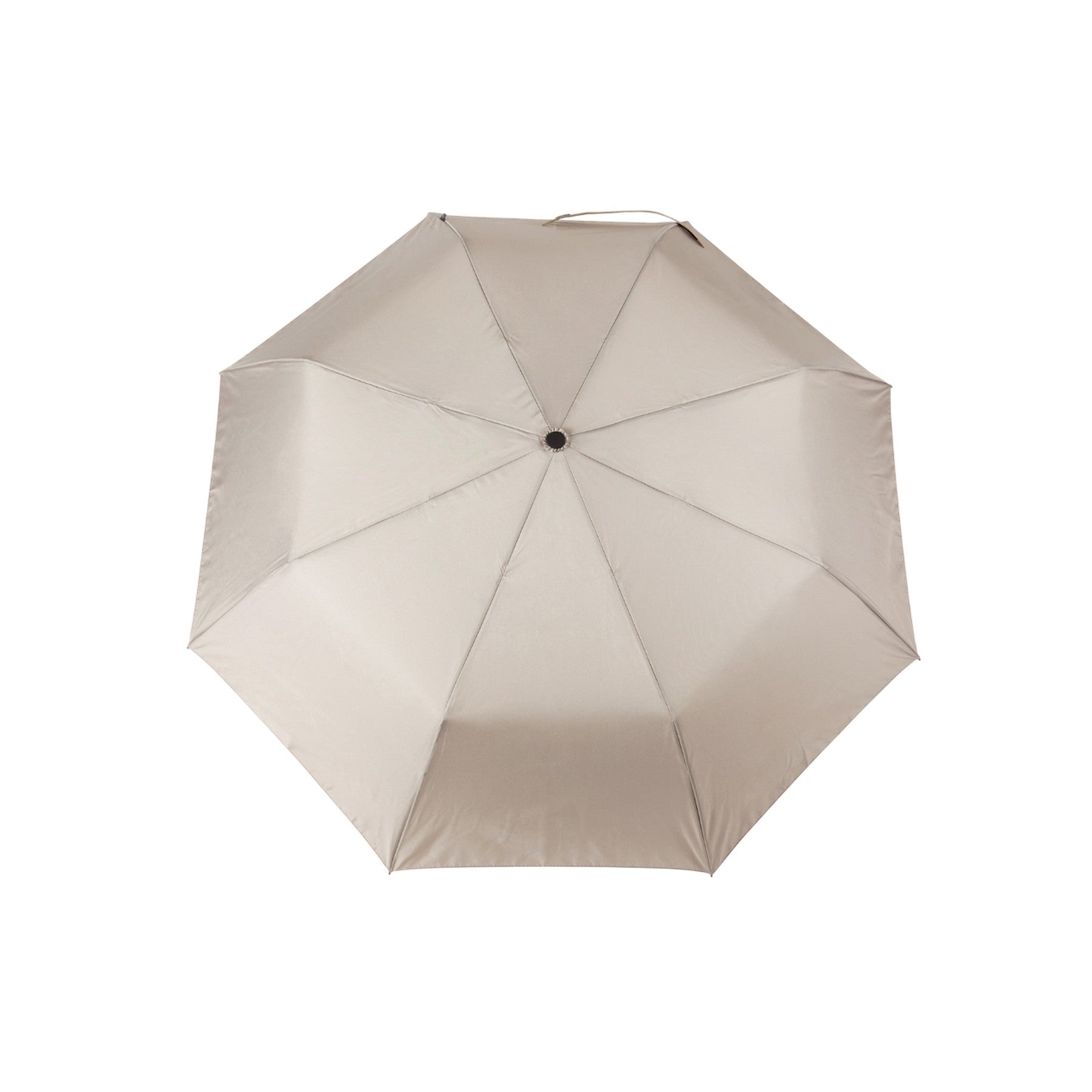 Greige - Back - Vinga Baltimore RPET Aware Folding Umbrella