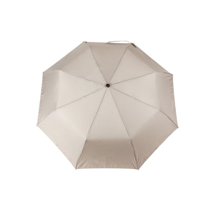 Greige - Back - Vinga Baltimore RPET Aware Folding Umbrella