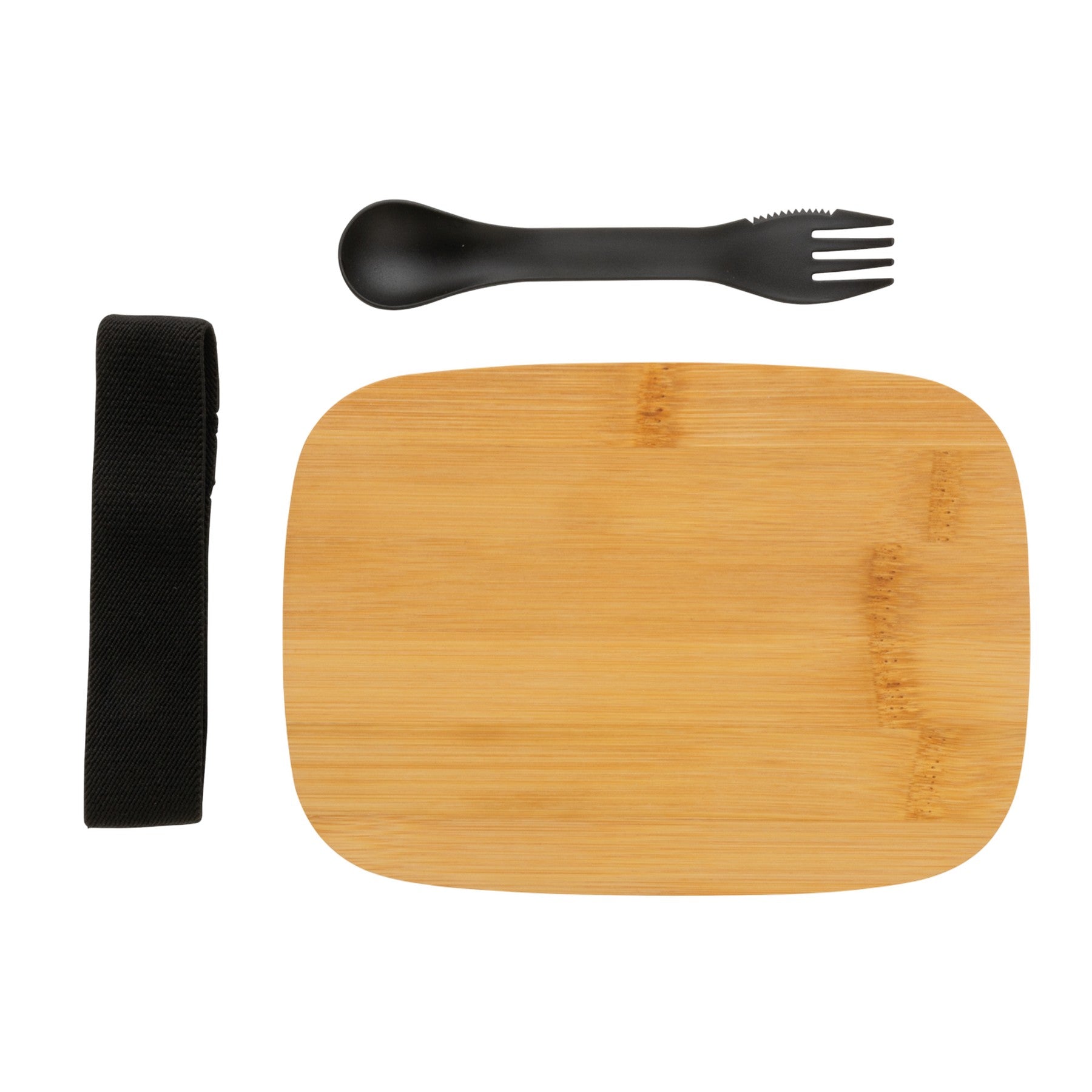 Silver - Side - XD Collection Bamboo Lunch Box