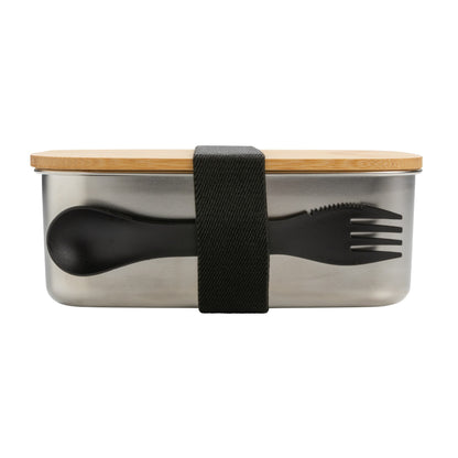 Silver - Lifestyle - XD Collection Bamboo Lunch Box