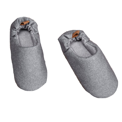 Grey - Back - Vinga Unisex Adult Moulton RPET Slippers