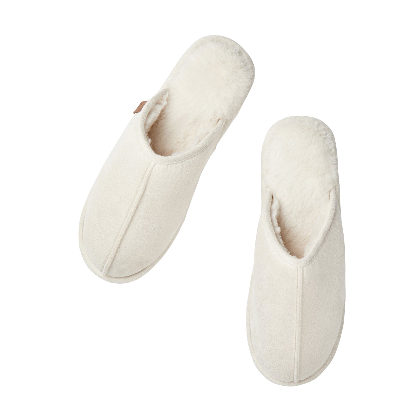 Beige - Back - Vinga Unisex Adult Waltor Slippers