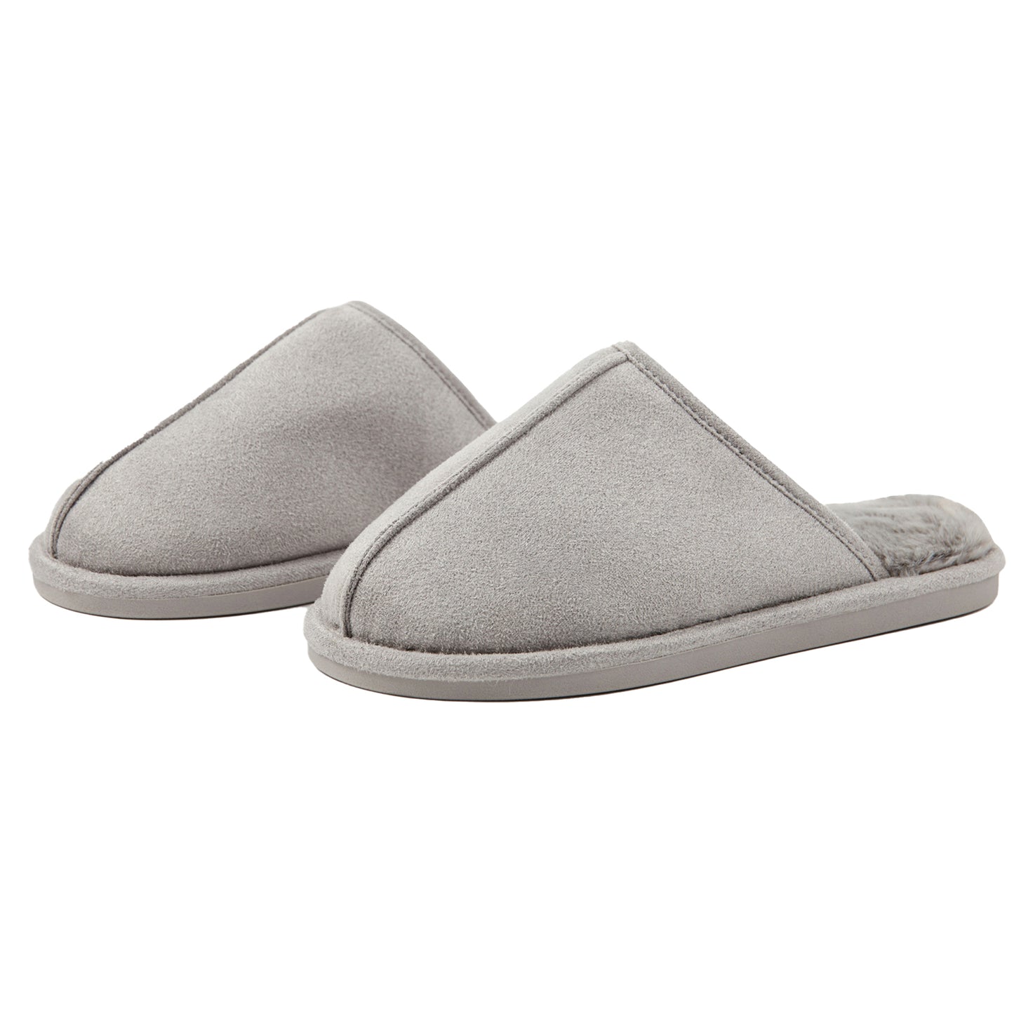 Grey - Front - Vinga Unisex Adult Waltor Slippers