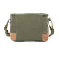 Green - Back - XD Collection 6L Recycled Canvas Cooler Bag