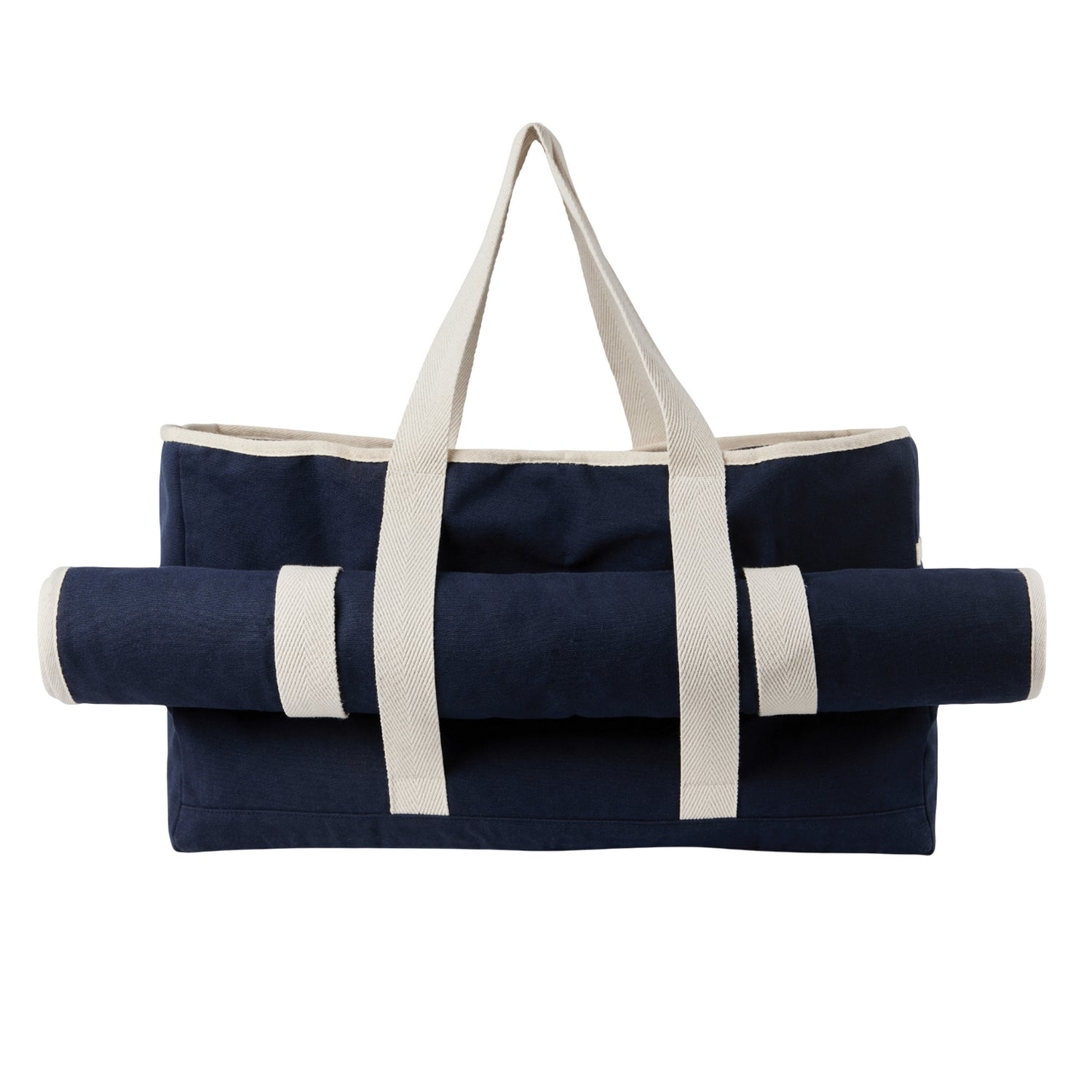 Blue - Side - Vinga Volonne Recycled Canvas Aware Bag