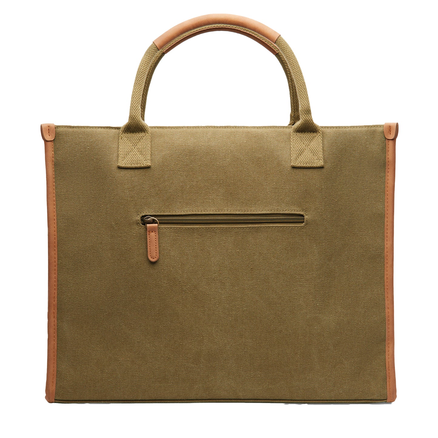 Green - Back - Vinga Bosler Recycled Canvas Tote