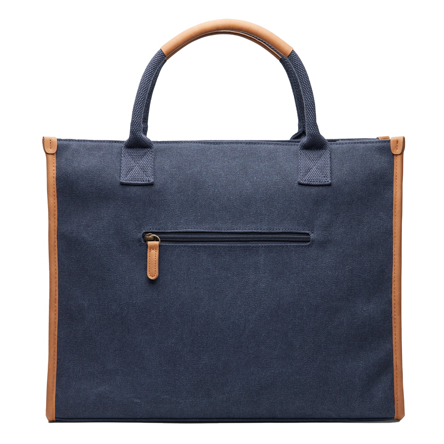 Navy - Back - Vinga Bosler Recycled Canvas Tote