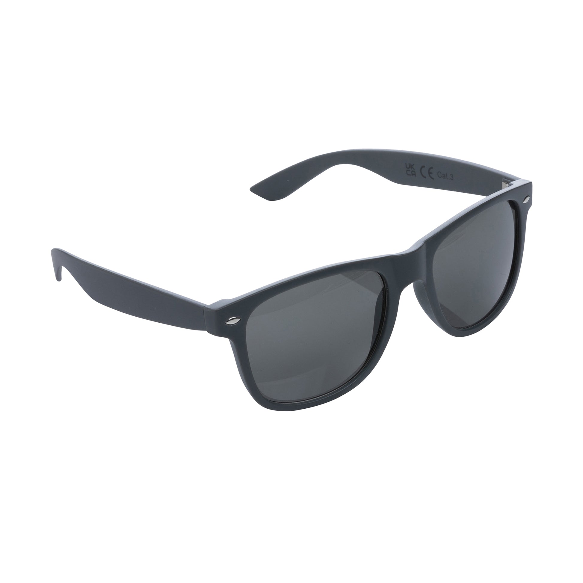 Grey - Side - XD Collection Unisex Adult Recycled PC Plastic Sunglasses