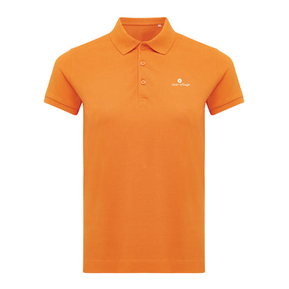 Orange - Front - Iqoniq Womens-Ladies Yosemite Pique Polo Shirt