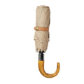Beige - Side - Vinga Bosler Foldable Recycled Aware Stick Umbrella