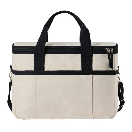 Off White - Front - Vinga Volonne Aware 18L Recycled Canvas Cooler Bag