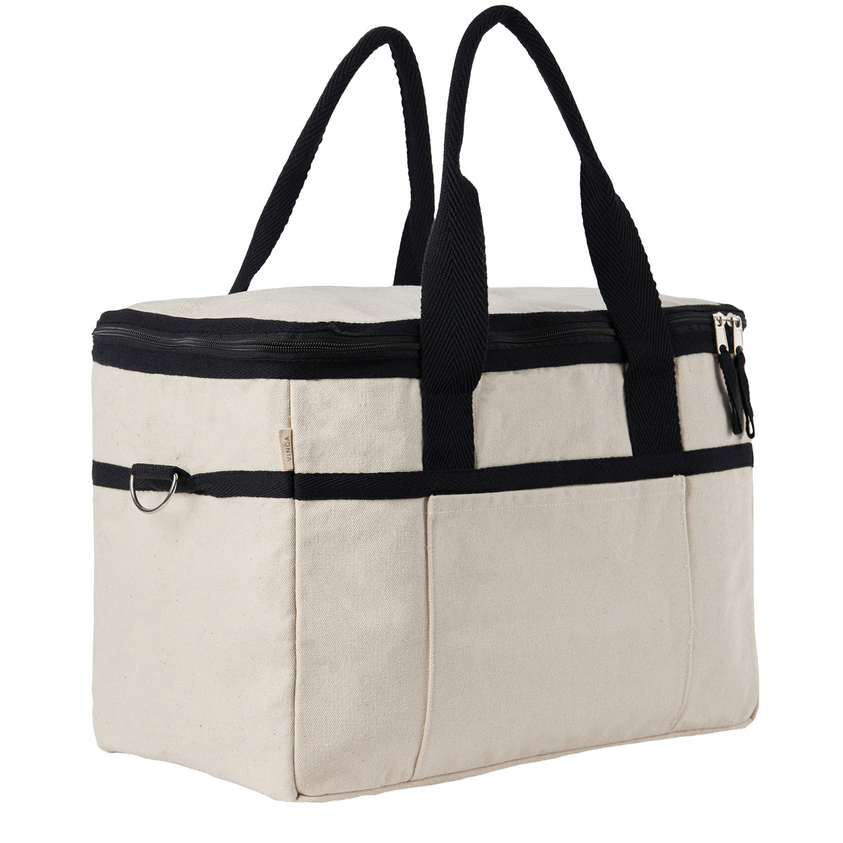 Off White - Side - Vinga Volonne Aware 18L Recycled Canvas Cooler Bag